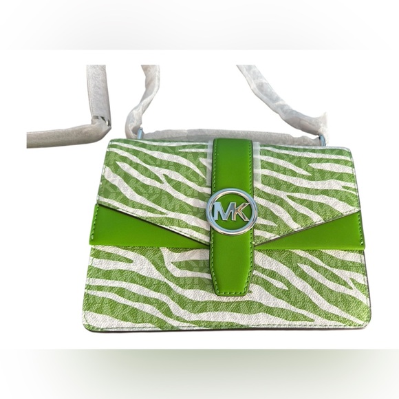 ✨ NEW MICHEAL KORS GREENWICH JUNGLE CROSSBODY NWT! - Picture 4 of 15